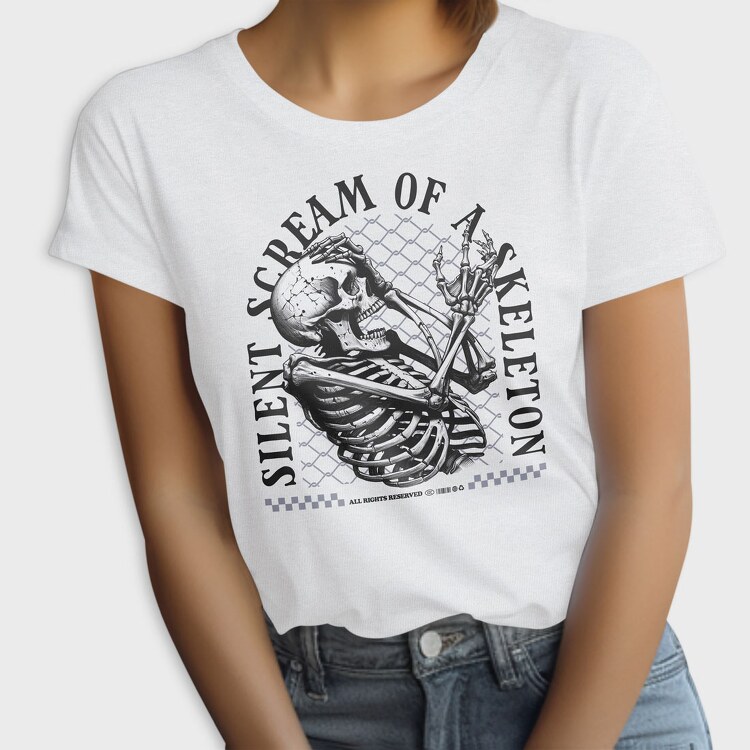 Silent Scream of a Skeleton, Tricou Femei