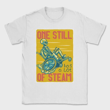 Skeleton Steam Ride, Tricou Barbati (Unisex)