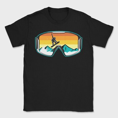 Snowboard Goggles, Tricou Barbati (Unisex)