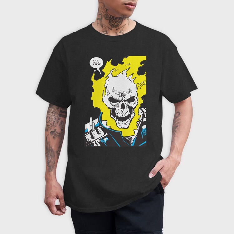 Ghost Rider 7, Tricou Barbati (Unisex)