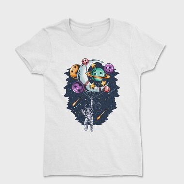 Space Bowling Astronaut, Tricou Femei