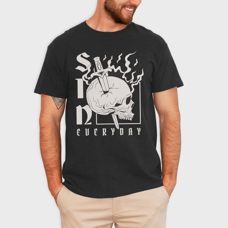 Sin Everyday, Tricou Barbati (Unisex)