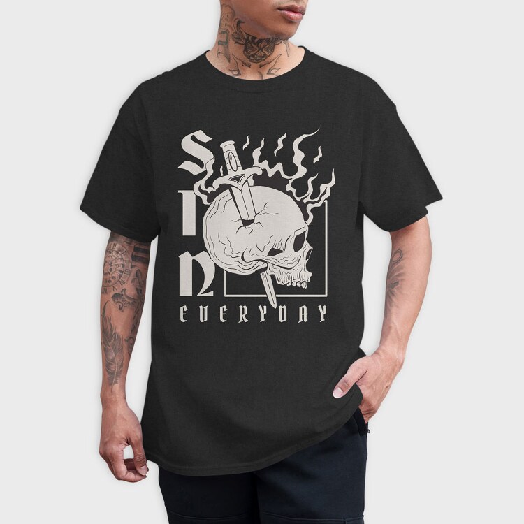 Sin Everyday, Tricou Barbati (Unisex)