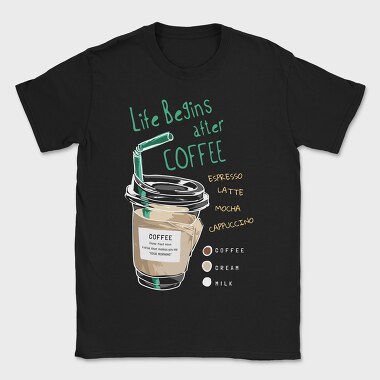 Coffee Good Morning, Tricou Barbati (Unisex)