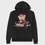 Teddy Race Car Go, Hanorac Oversize Barbati (Unisex)
