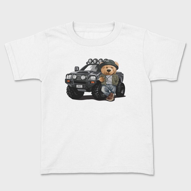Teddy Bear 4X4 Adventure, Tricou Copii