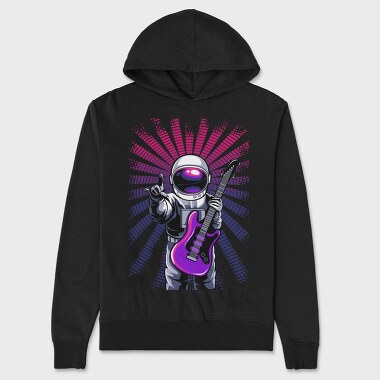 Space Rock Star, Hanorac Oversize Barbati (Unisex)