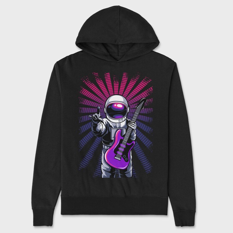 Space Rock Star, Hanorac Oversize Barbati (Unisex)
