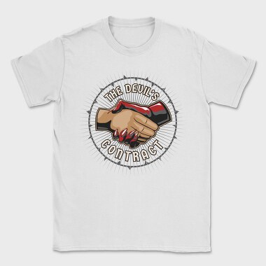 Devils Handshake, Tricou Barbati (Unisex)