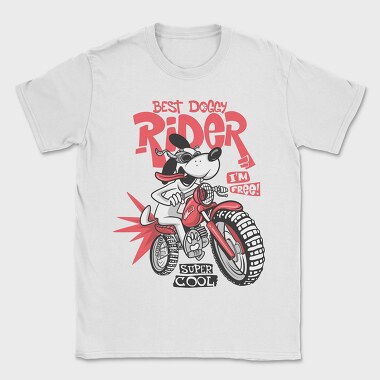 Doggy Rider Free, Tricou Barbati (Unisex)