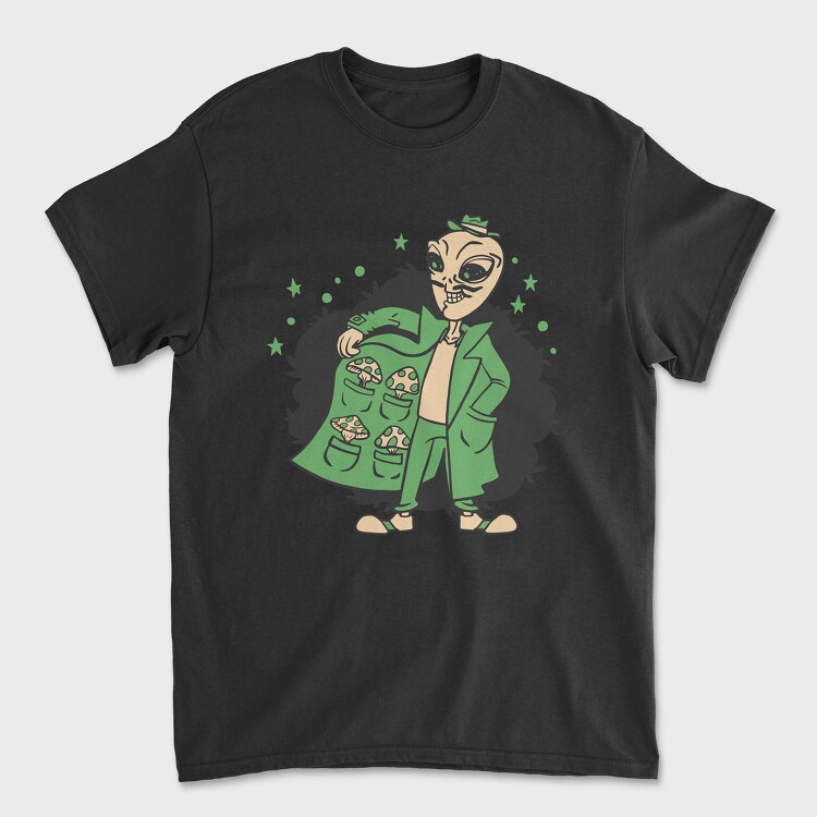 Mushroom Alien 2, Tricou Barbati (Unisex)