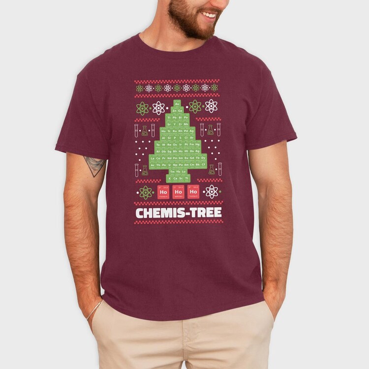 Chemis Tree, Tricou Barbati (Unisex)