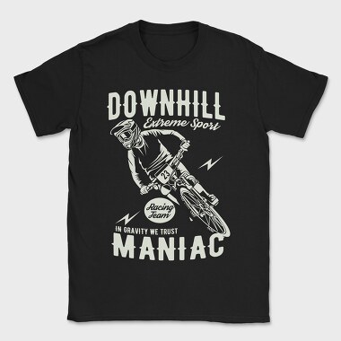 Downhill Racing Maniac, Tricou Barbati (Unisex)