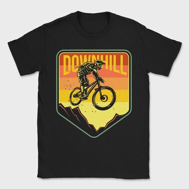 Downhill Thrill, Tricou Barbati (Unisex)