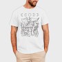 Mushroom Crystals Moon, Tricou Barbati (Unisex)