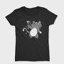 Drunk Cat With Drink, Tricou Femei