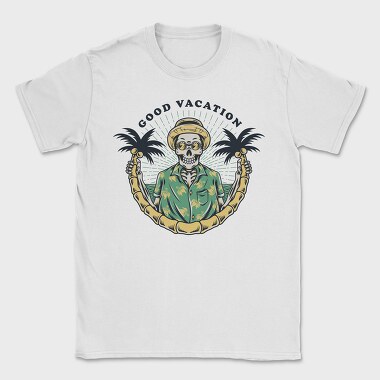 Good Vacation Skull, Tricou Barbati (Unisex)
