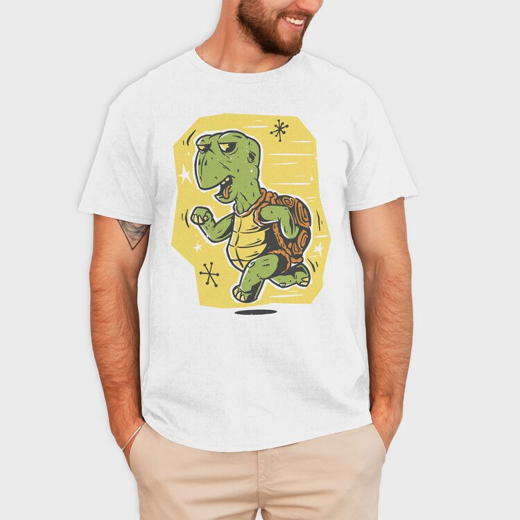 Running Turtle, Tricou Barbati (Unisex)