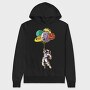 Space Balloons, Hanorac Oversize Barbati (Unisex)