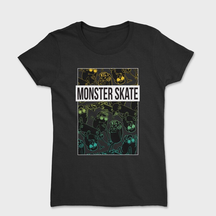 Skate Monster Nyc, Tricou Femei