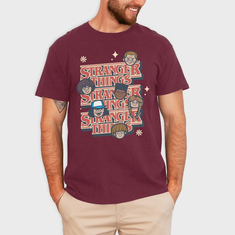 Stranger Things 8, Tricou Barbati (Unisex)