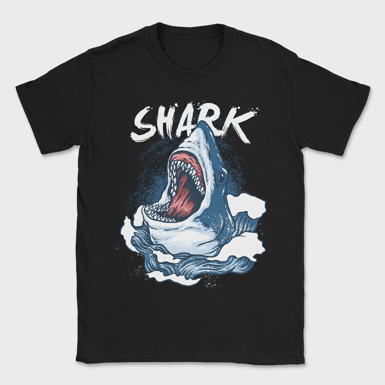 Shark Attack Wave, Tricou Barbati (Unisex)