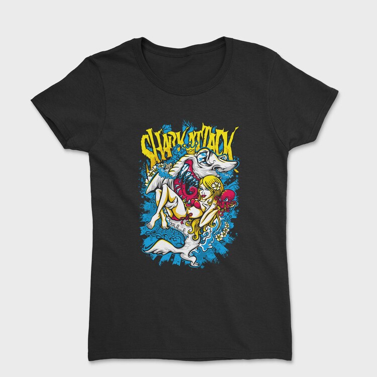 Shark Attack Queen, Tricou Femei
