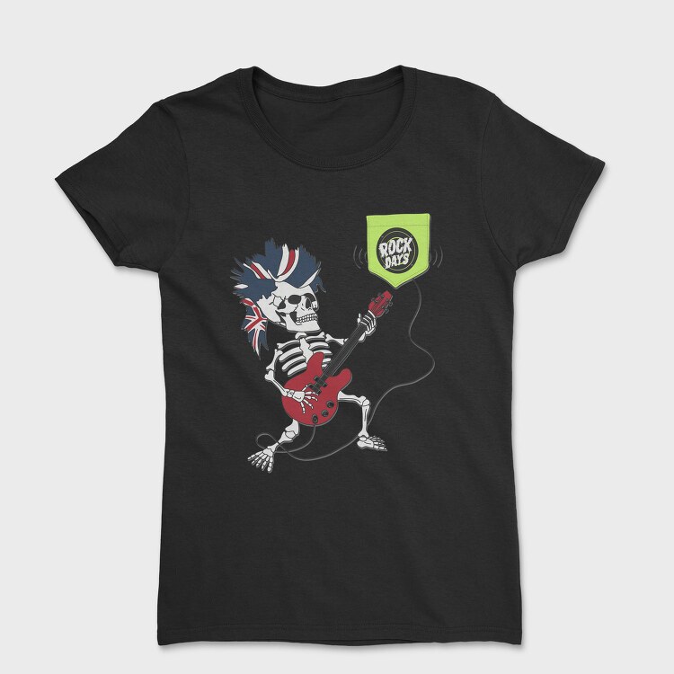 Skeleton Rock Days, Tricou Femei