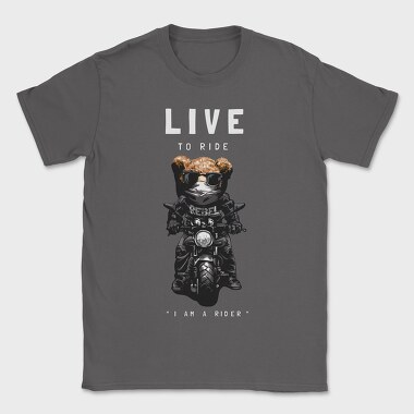Live To Rebel, Tricou Barbati (Unisex)