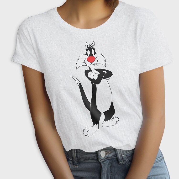 Cartoon Retro Silvestre 5, Tricou Femei