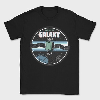 Space Explorer Galaxy, Tricou Barbati (Unisex)