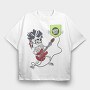 Skeleton Rock Days, Tricou Oversize Barbati (Unisex)