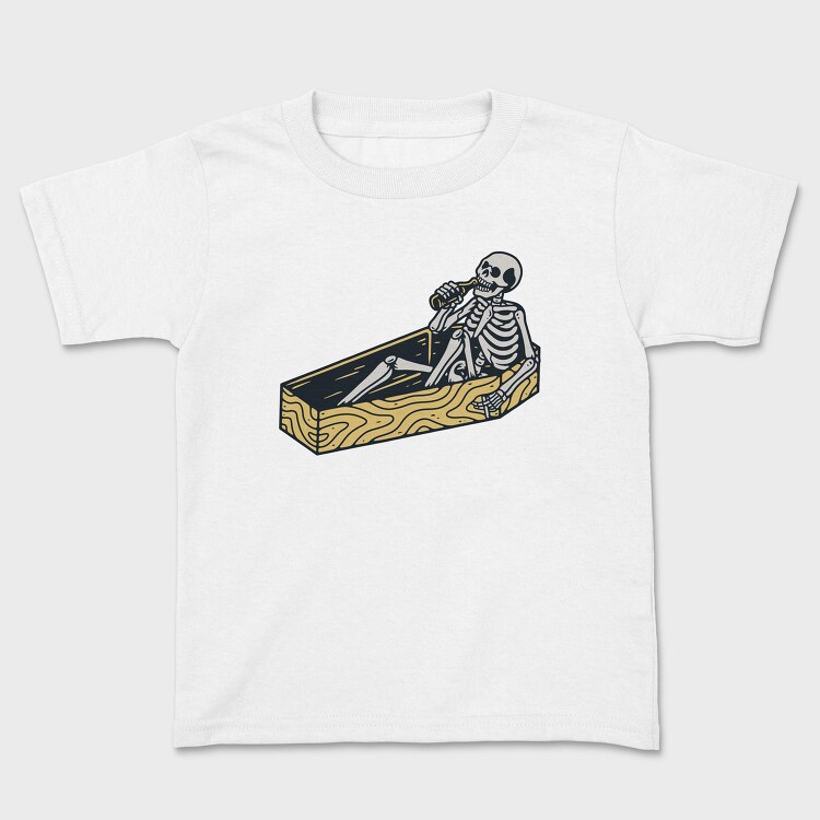 Skeleton In Coffin, Tricou Copii