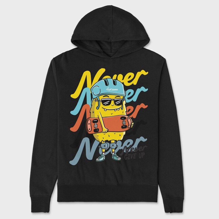 Skate Monster, Hanorac Oversize Barbati (Unisex)