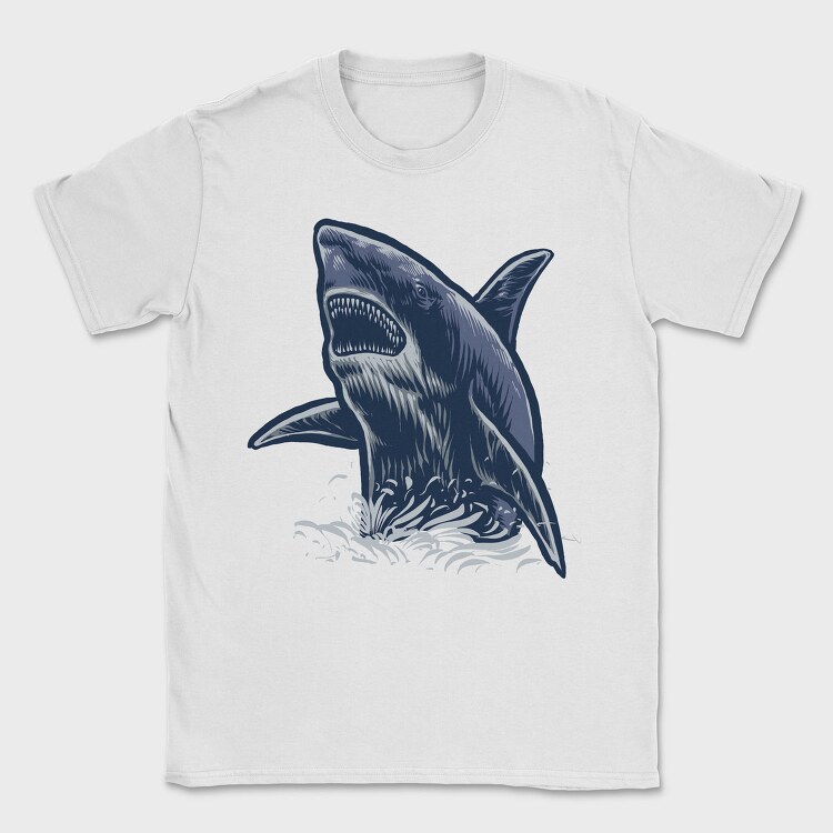 Shark Attack Jaws, Tricou Barbati (Unisex)