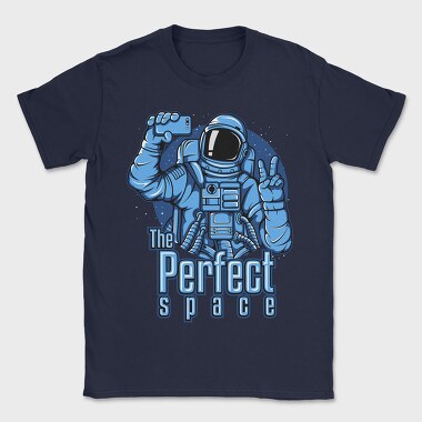 Space Selfie Astronaut, Tricou Barbati (Unisex)