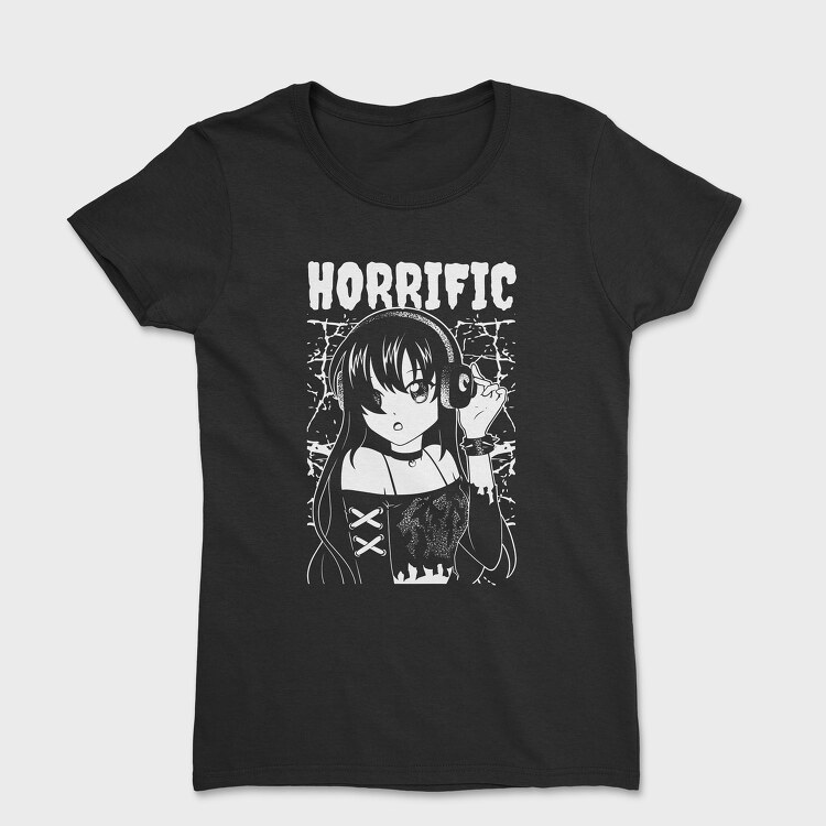 Horrific Dark Anime Girl, Tricou Femei