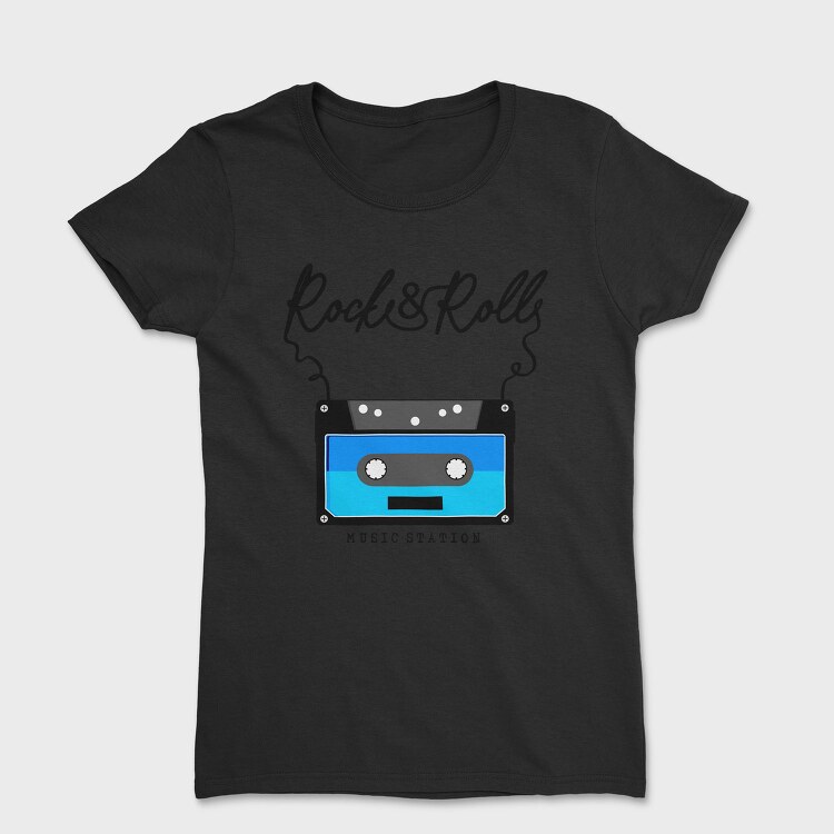 Rock And Roll Cassette, Tricou Femei