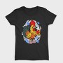 Rooster Coffee Slippers, Tricou Femei