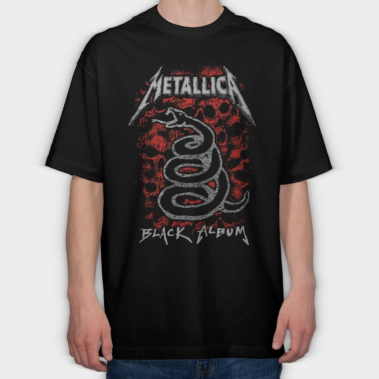 Metallica 8, Tricou Oversize Barbati (Unisex)
