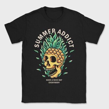 Summer Skull Paradise, Tricou Barbati (Unisex)