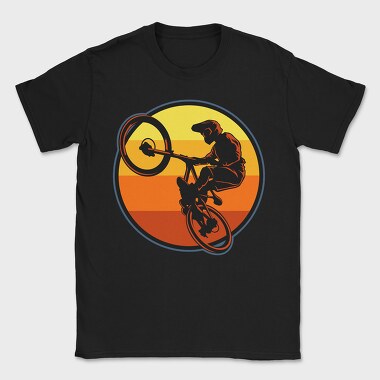 Sunset Biker, Tricou Barbati (Unisex)