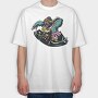 Rock Monkey Mix, Tricou Oversize Barbati (Unisex)