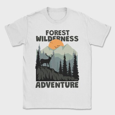 Forest Wilderness Adventure, Tricou Barbati (Unisex)