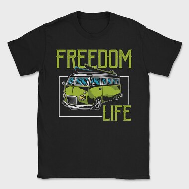 Freedom Life Van, Tricou Barbati (Unisex)