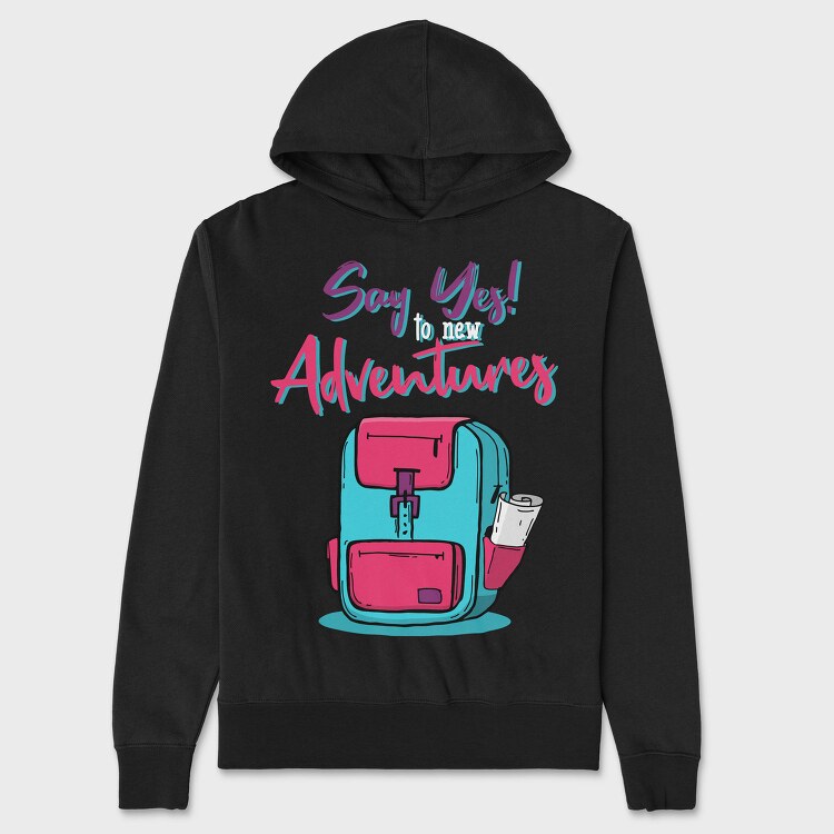 Say Yes Adventures, Hanorac Oversize Barbati (Unisex)