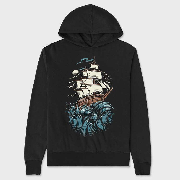 Sailors Storm, Hanorac Oversize Barbati (Unisex)