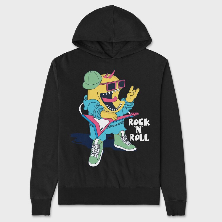 Rockstar Guitar Dude, Hanorac Oversize Barbati (Unisex)