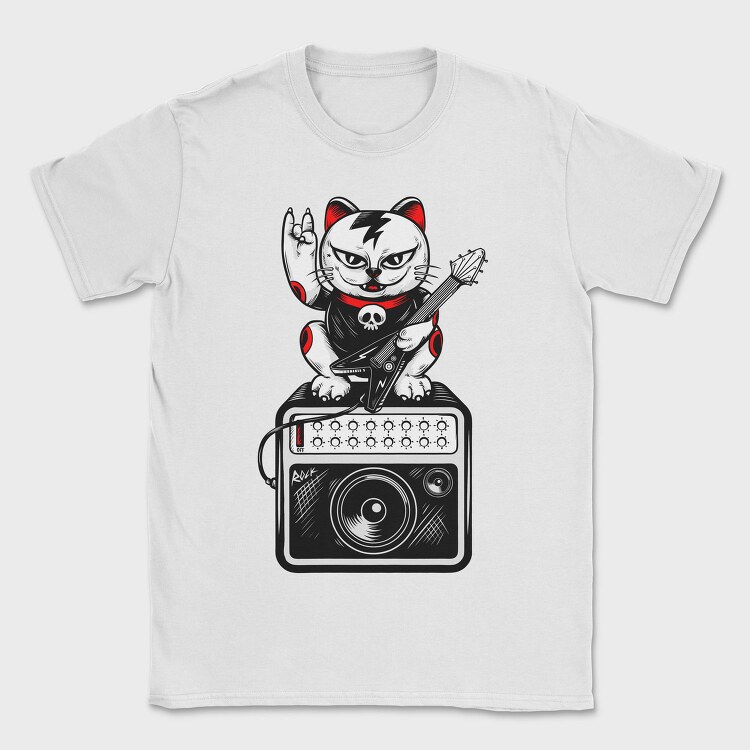 Rockin Kitty, Tricou Barbati (Unisex)