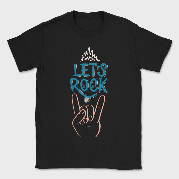 Rock On Vibes, Tricou Barbati (Unisex)